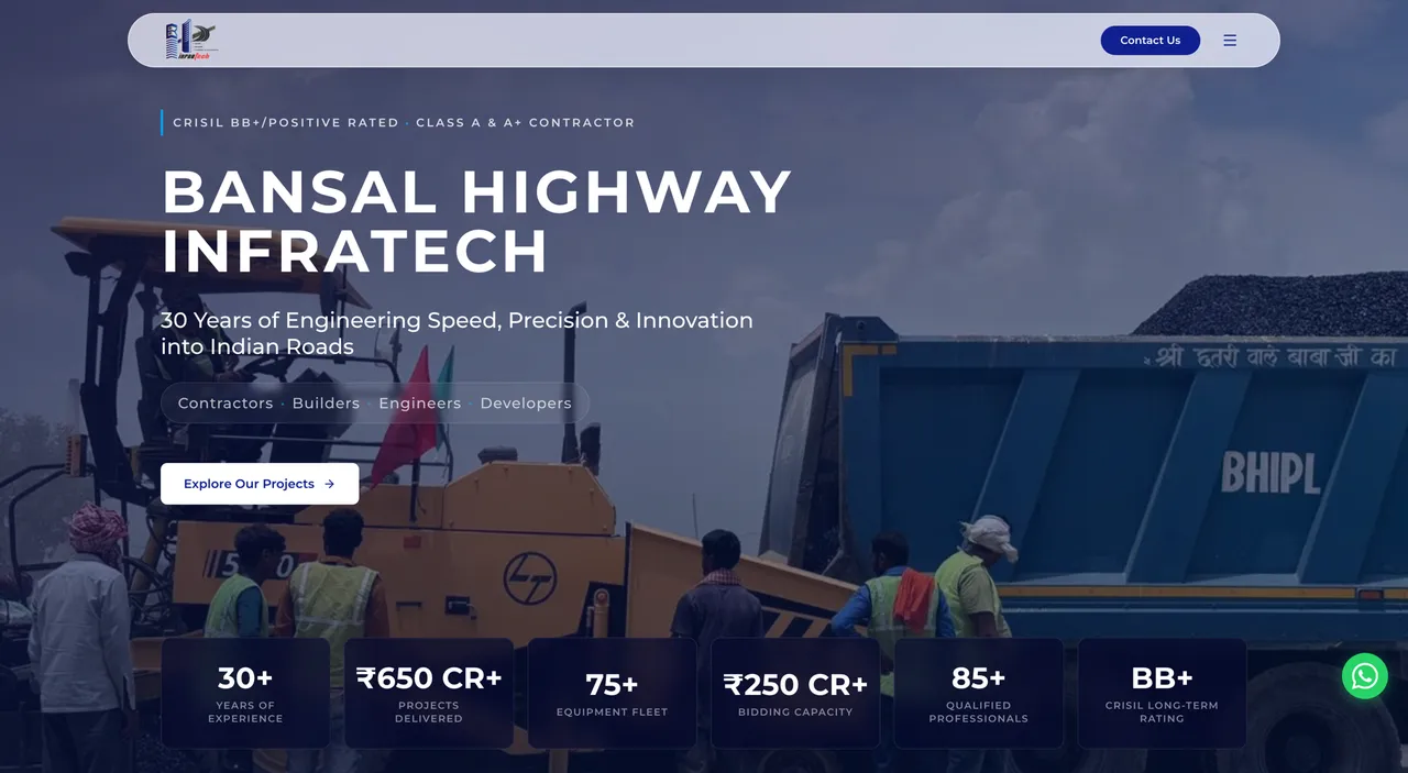 Infrastructure Corp Site